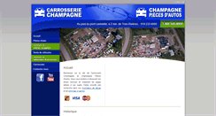 Desktop Screenshot of carrosseriechampagne.com